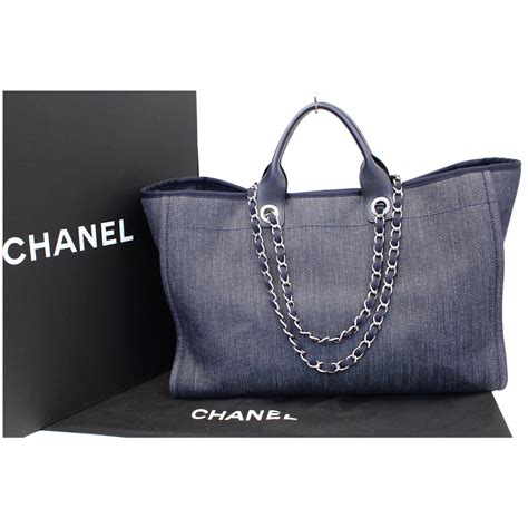 chanel deauville tote|Chanel large deauville shopping tote.